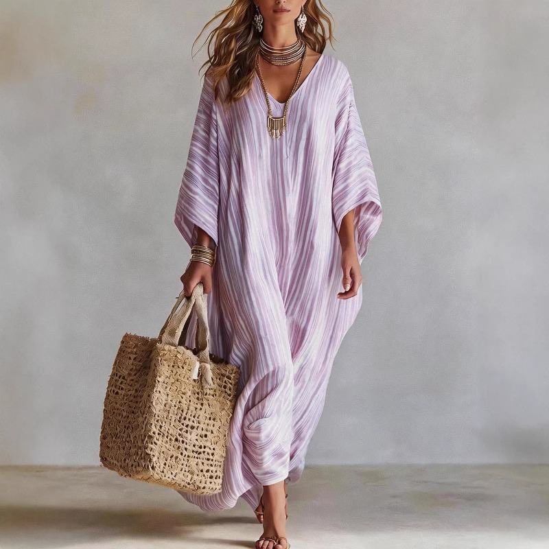 2026 New Summer Women Loose Sl - Cover Up Kaftan ulasan dan harga