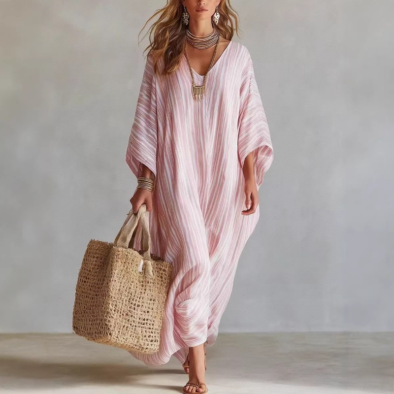 2026 New Summer Women Loose Sl - Cover Up Kaftan ulasan dan harga