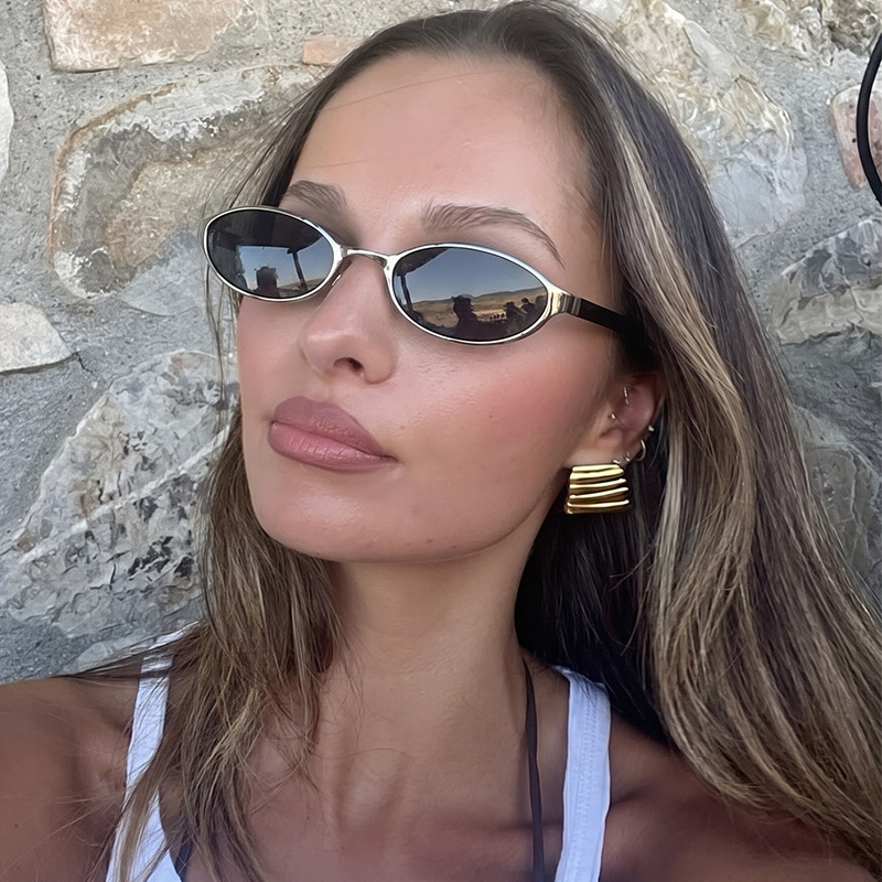 Retro Oval Sunglasses for Wome - Sunglasses Cat Eye ulasan dan harga