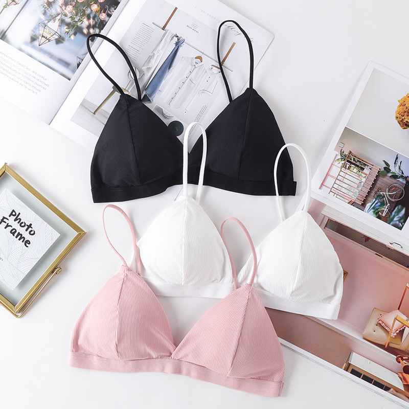 3D Sexy Lingerie Seamless Spor - Bralette Triangle Set ulasan dan harga